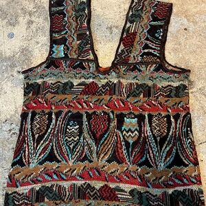 Missoni Black and Blue Sleeveless Graphic Tank Top